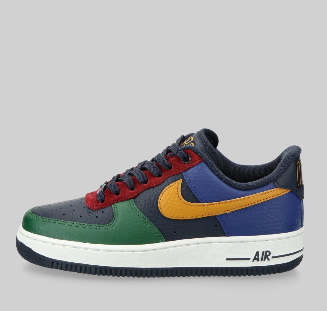 Nike Air Force 1 07 Lx Gorge Gold Suede Obsidian